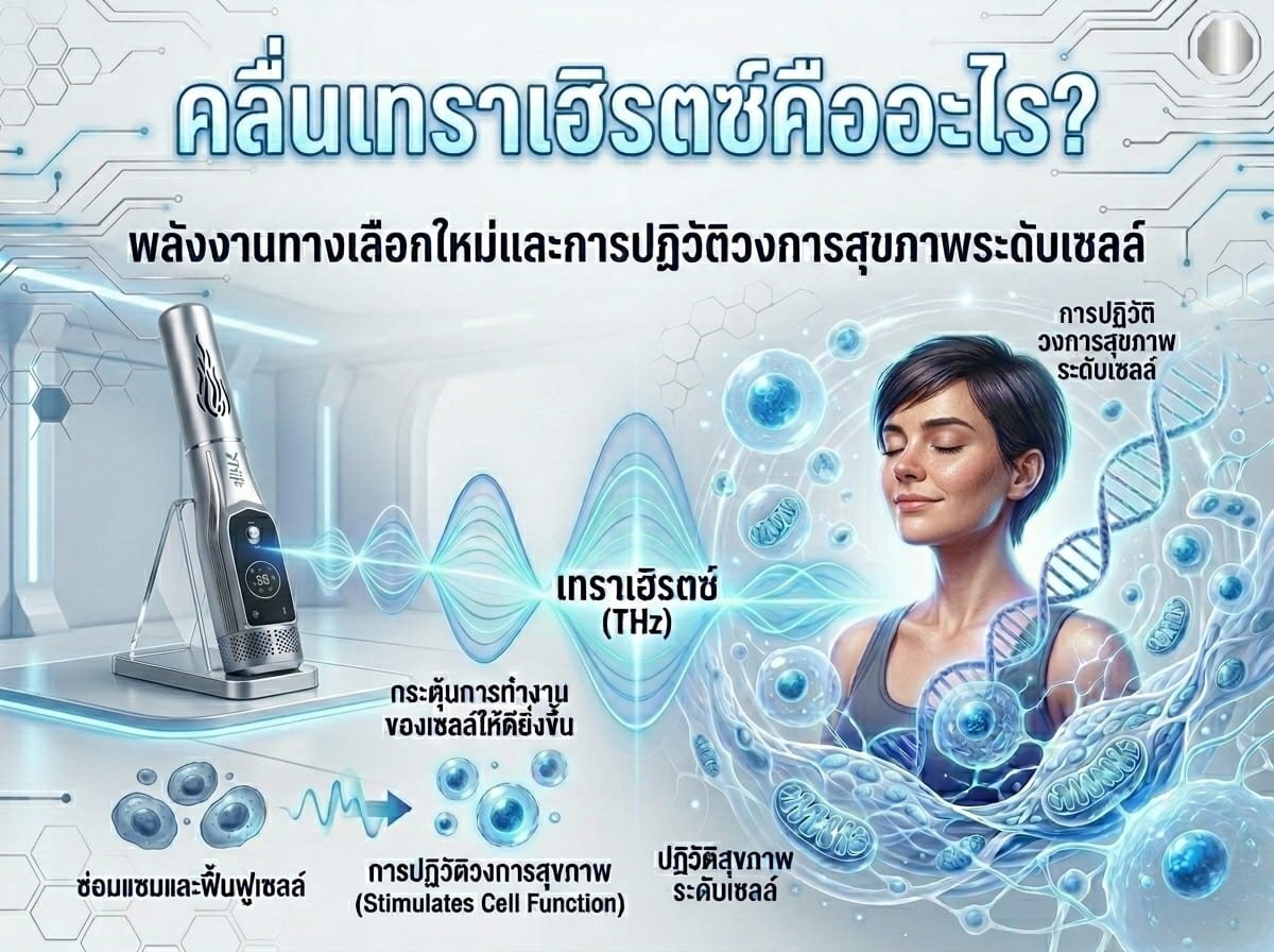 Terahertz คืออะไร? คลื่นพลังงานเปลี่ยนโลกและการปฏิวัติสุขภาพด้วย iTeraCare